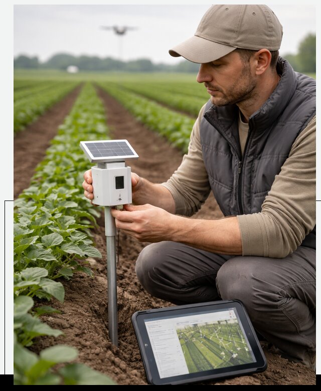 IoT мониторинг сельскохозяйственных полей и контроля в Пятигорске